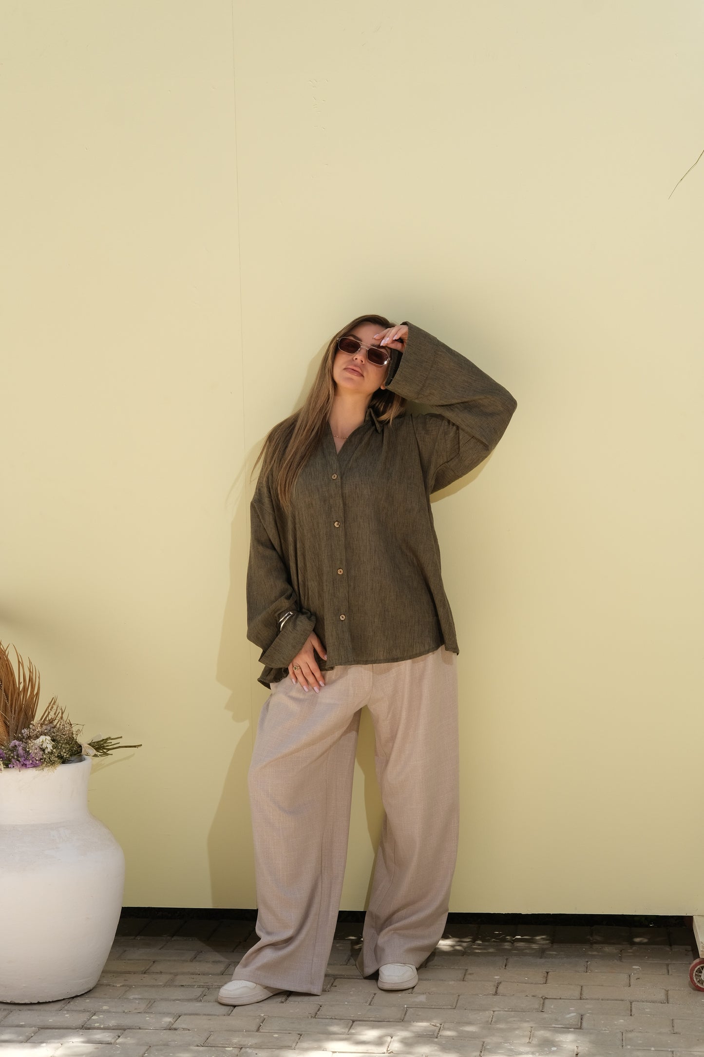 Poly Linen Shirt