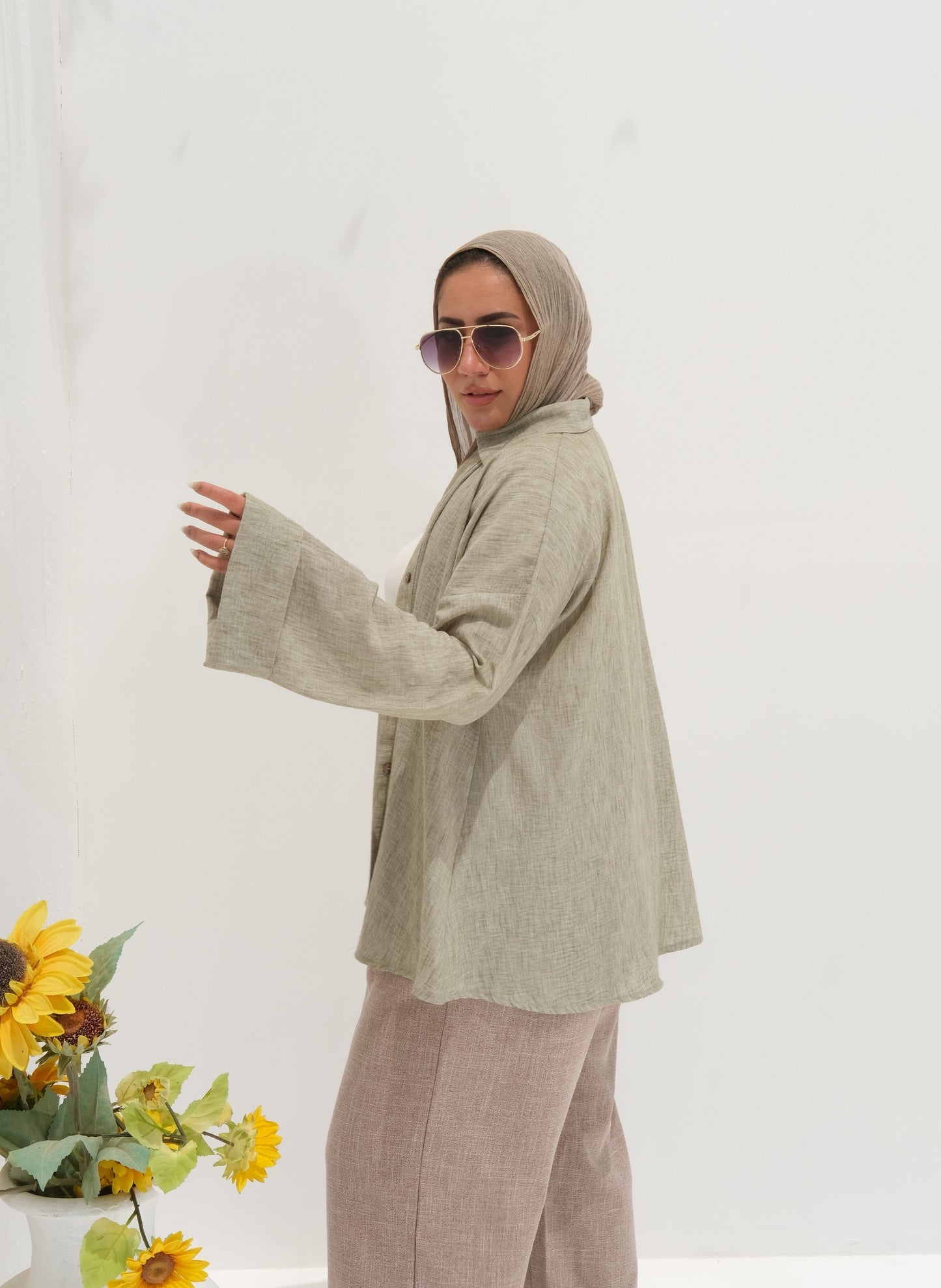 Poly Linen Shirt