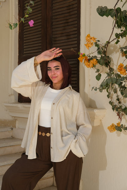 Poly Linen Shirt