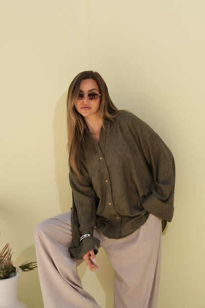 Poly Linen Shirt