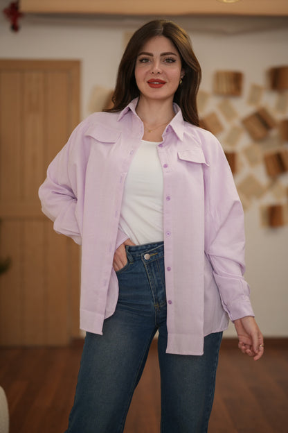 Over-size shirt