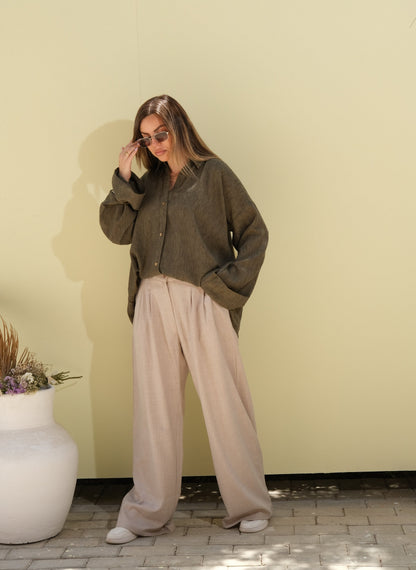 Poly Linen Shirt