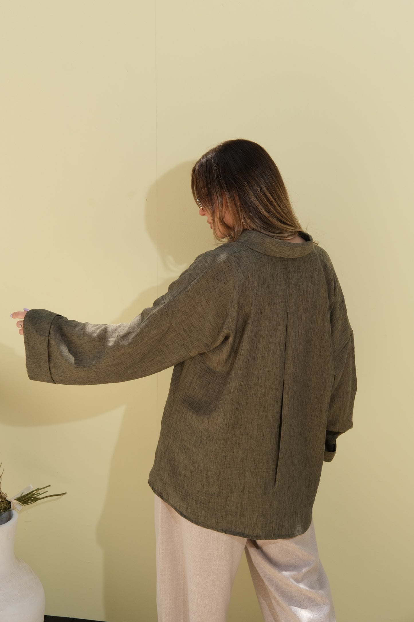 Poly Linen Shirt