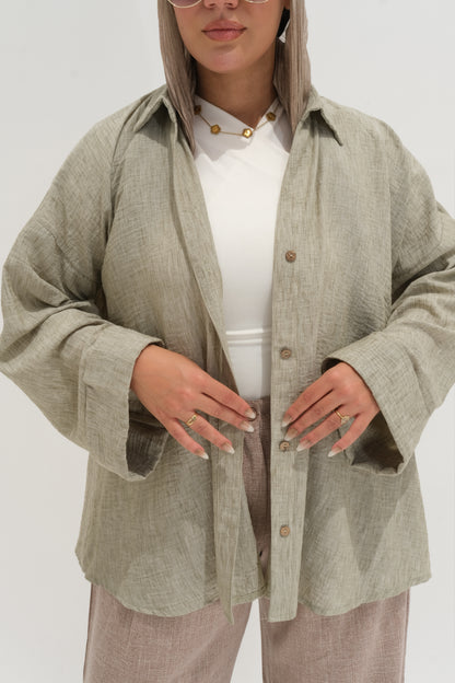 Poly Linen Shirt