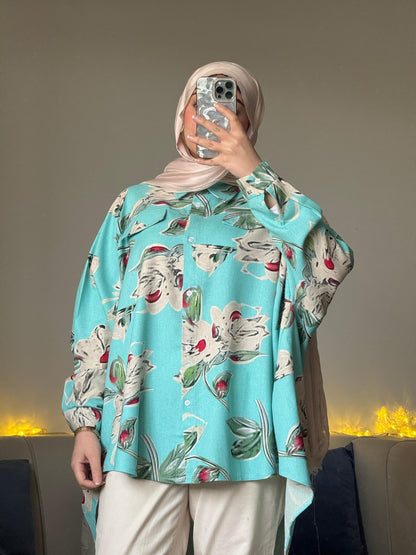 Over-size Printed shirt