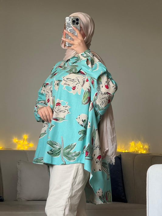 Over-size Printed shirt